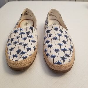 Bass Palm Tree Shoes Jenny Espadrilles Woman's Size 8.5 M Slip on Loafers